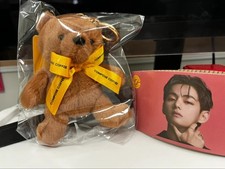 BTS V x Compose Coffee Official Teddy Bear Keyring+2 Sleeves Set (Korea Limited)