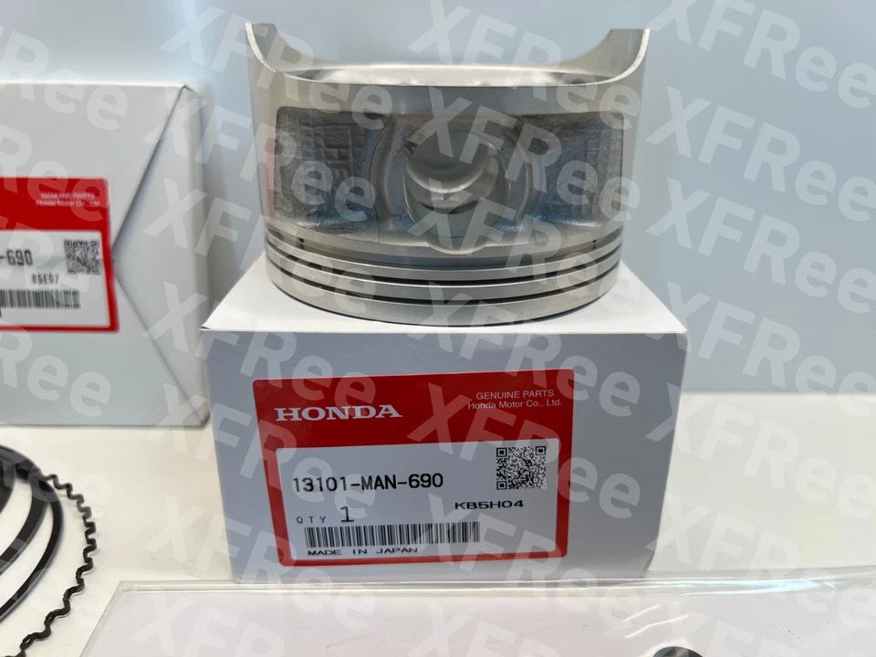 Honda New Genuine 1993-2023 XR650L Piston Kit W/ Gaskets STD. SZ. 100mm OEM JDM - Image 3 of 4