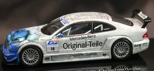 Mercedes Benz CLK-DTM 2000 Race Car Team Originalteile 1:43 Diecast Collection