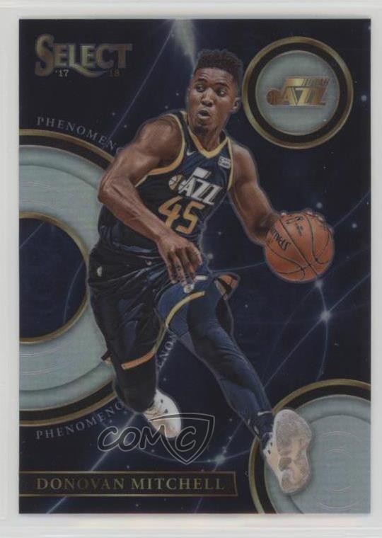 2017-18 Panini Select Phenomenon Silver Donovan Mitchell #P-7 uq4