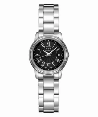 Zierliche MIDO Baroncelli III ETA Automatic Damenuhr 5 BAR WR M010.007.11.053.09 - Bild 1 von 4