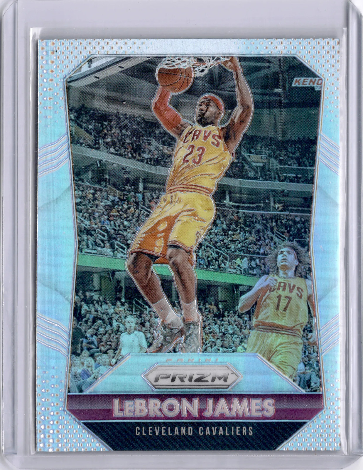 LeBron James 2015 Panini Prizm Silver Cavs Heat Lakers