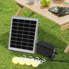 Portable Power Station with Solar Panel, Outdoor Generator Power Supply for Home