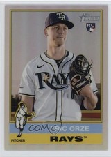 2025 Topps Heritage High Number Chrome Refractor Eric Orze #589 5h0