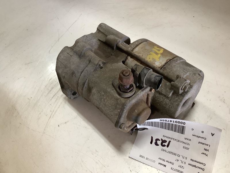 Starter Motor Fits 02-04 DODGE 1500 PICKUP 300740