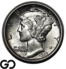 1919 Mercury Dime Lustrous BU++