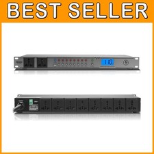 Rack Mount Sequencer Surge Protector 2000W 10...