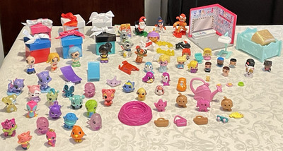 Mixed Mini Figure Lot Hatchimals,  My Mini Mixieq's, Gift Ems, Blume & More