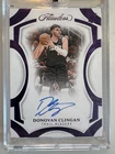 DONOVAN CLINGAN 2024-25 PANINI FLAWLESS ROOKIE FRAME AUTO AMETHYST RC 1/3