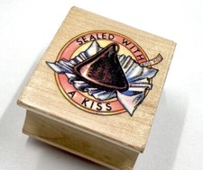 Sealed With a Kiss Rubber Stamp Crafting Scrapbooking