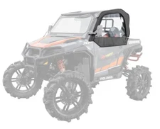 SuperATV Primal Soft Cab Enclosure Upper Doors for Polaris General XP 1000