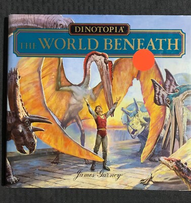 1995 DINOTOPIA The World Beneath by James Gurney HC/DJ VF+/FN+ 1st