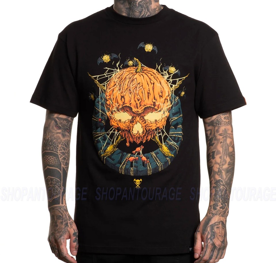 Sullen Art Collective Pumpkin Badge Standard SCM6384 Short Sleeve Men`s