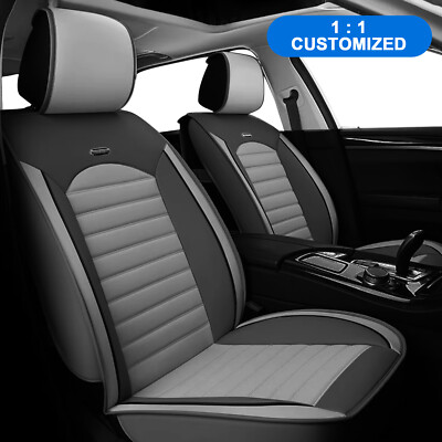 #ad Custom For 2007 2023 Chevrolet Silverado 1500 2500 3500 Front amp; Rear Seat Covers $59.99