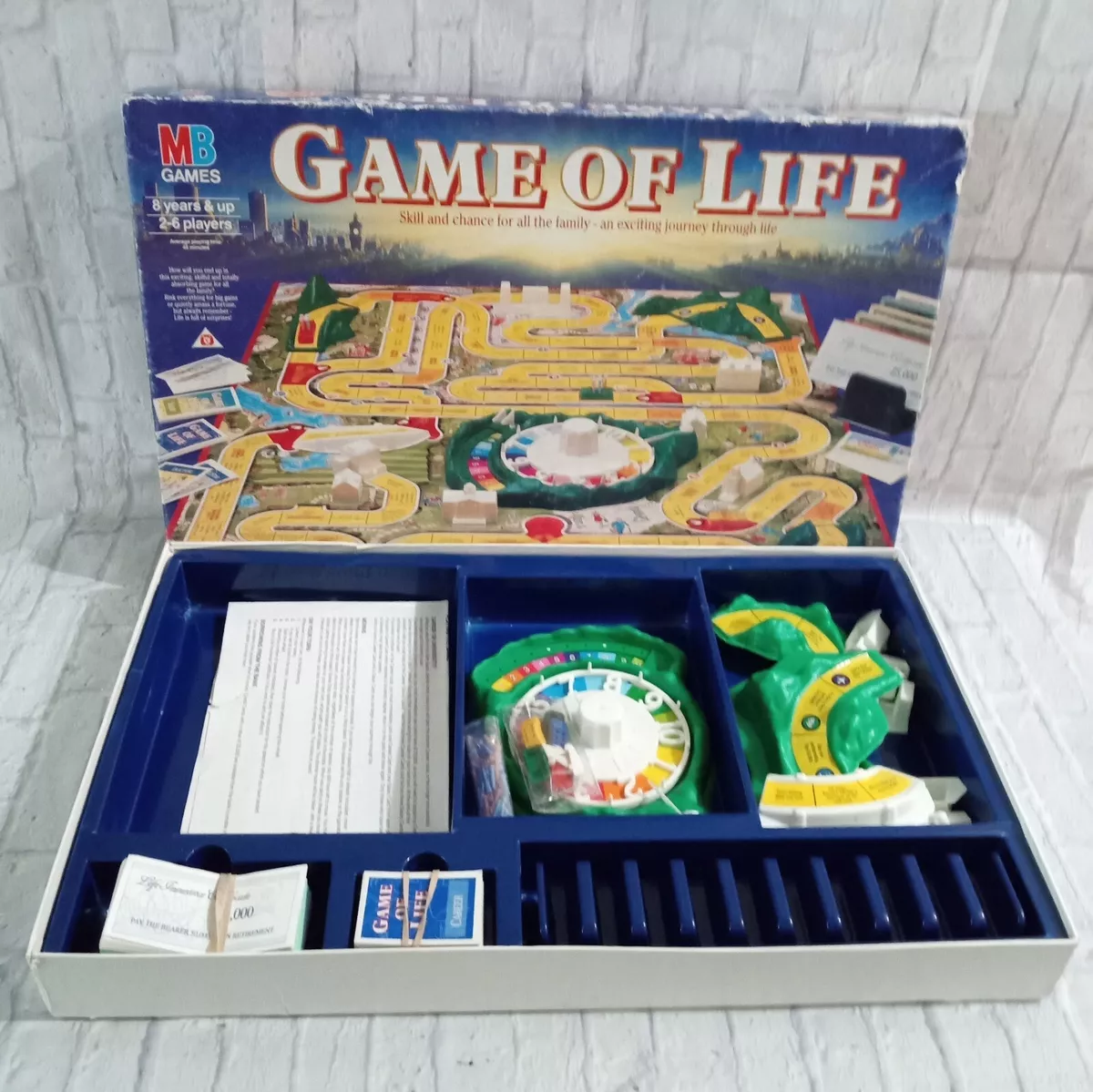 Vtg 1992 The Game Of Life - Milton Bradley Board Game - 100% Complete -  Rare