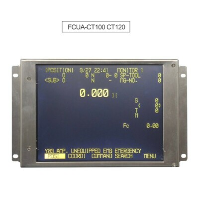FCUA-CT100 CT120 LCD Display 9 CRT Monitor for M50 M64 M64S E60 E68 CNC System#