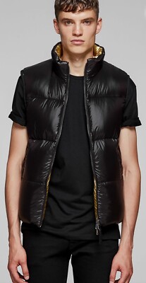 Mackage Angelo-M Reversible Sleeveless Puffer Jacket Pre-Owned Men Sz 40 Medium