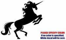Unicorn Silhouette Graphic Die Cut decal sticker Car Truck Boat Window Wall 6"