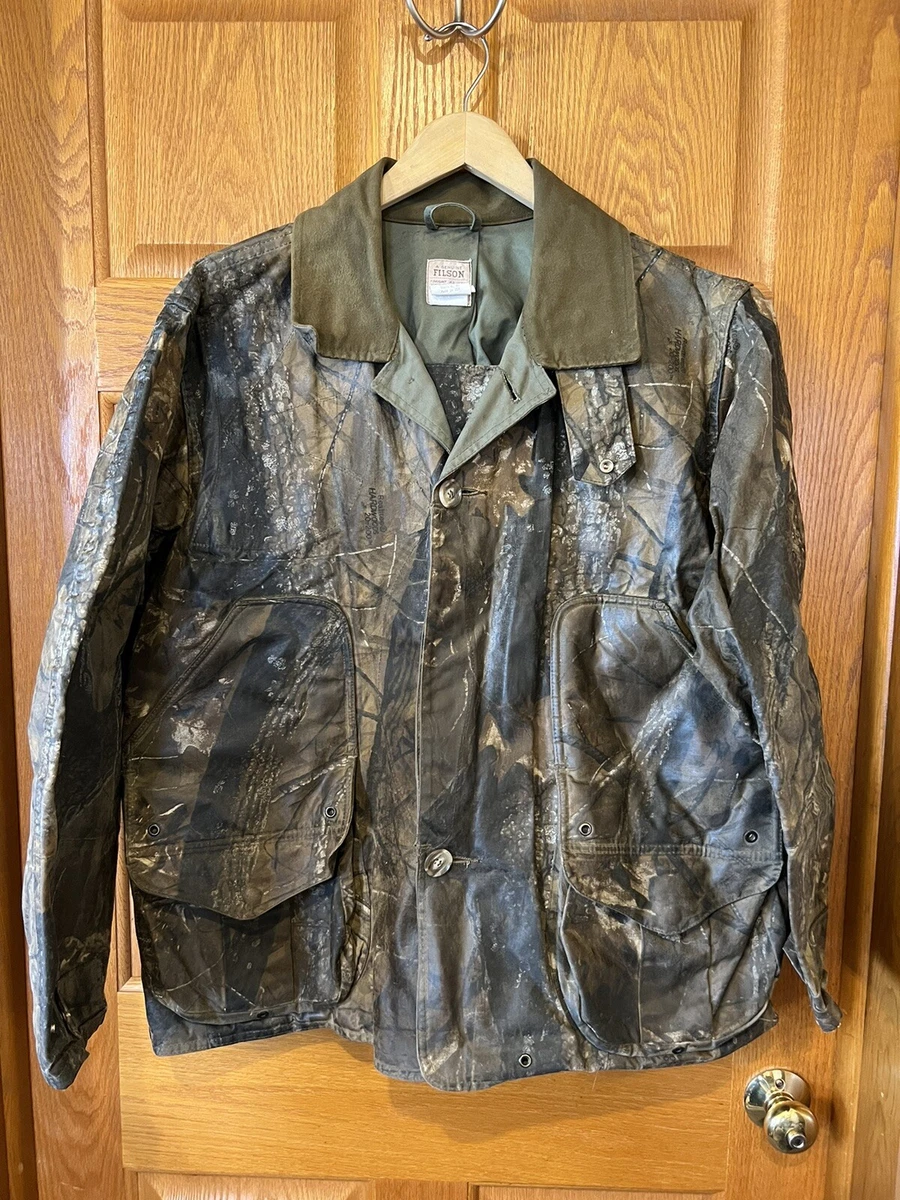 CO262 Filson Camo Jacket Cotton Oil Finish Hunting 435HW USA Mens XL | eBay