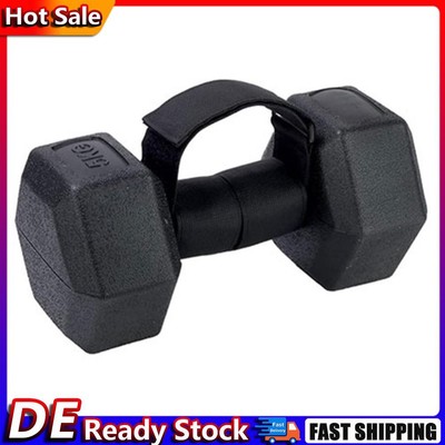 2Pcs Hantel Knöchel Strap Tib Bar Fuß Strap für Frauen und Männer (Schwarz) De