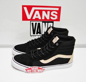 vans black tan