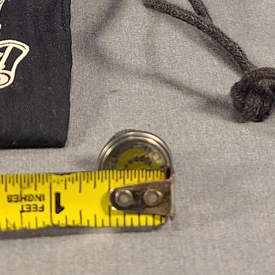 Rock Revival Replacement Button Metal Silver Rhinestone Screw On w/ Pouch - Image 4 of 4