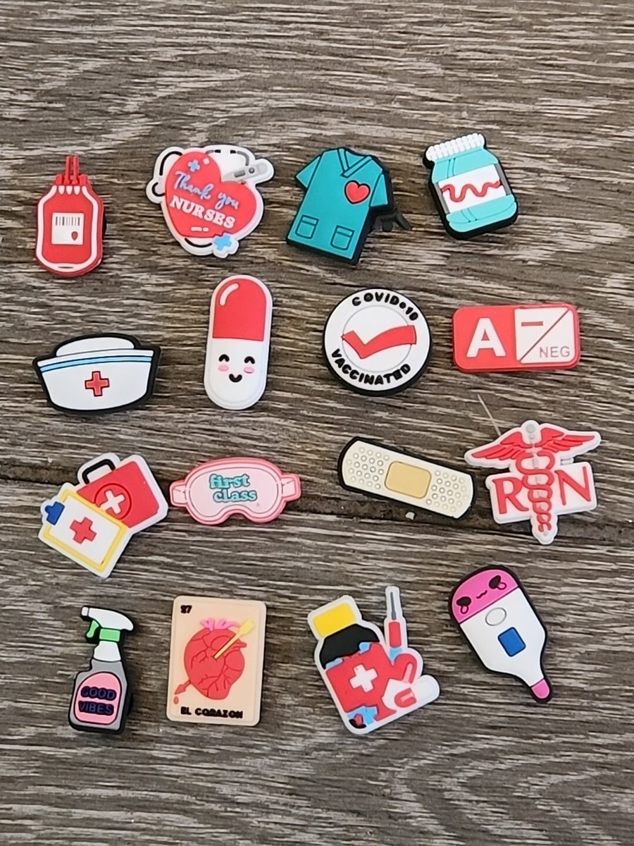 Cute Doctor Nurse Healthcare shoe charms bundle of 16