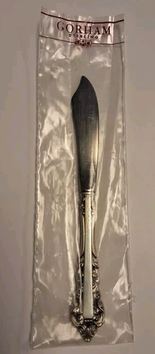 Gorham Sterling Butter Knife Stainless Blade Sterling Silver Handle New