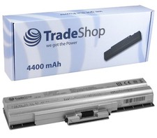 BATTERIA per Sony Vaio VPC-F-226 VPC-F-227 VPC-F-229 4400mAh argento