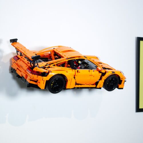 Wall Mount for LEGO Technic 42056 Porsche 911 GT3 RS Durable 3D Printed Design - Picture 4 of 7