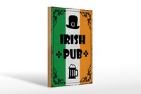 Holzschild Spruch 20X30 Cm Irish Pub Bier Alkohol Holz Deko Schild Wooden Sign