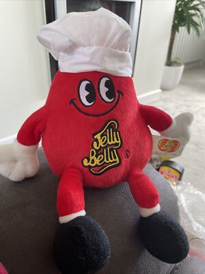 Jelly Belly Chef rote Jelly Bean weiches Plüschtier Sammlerstück