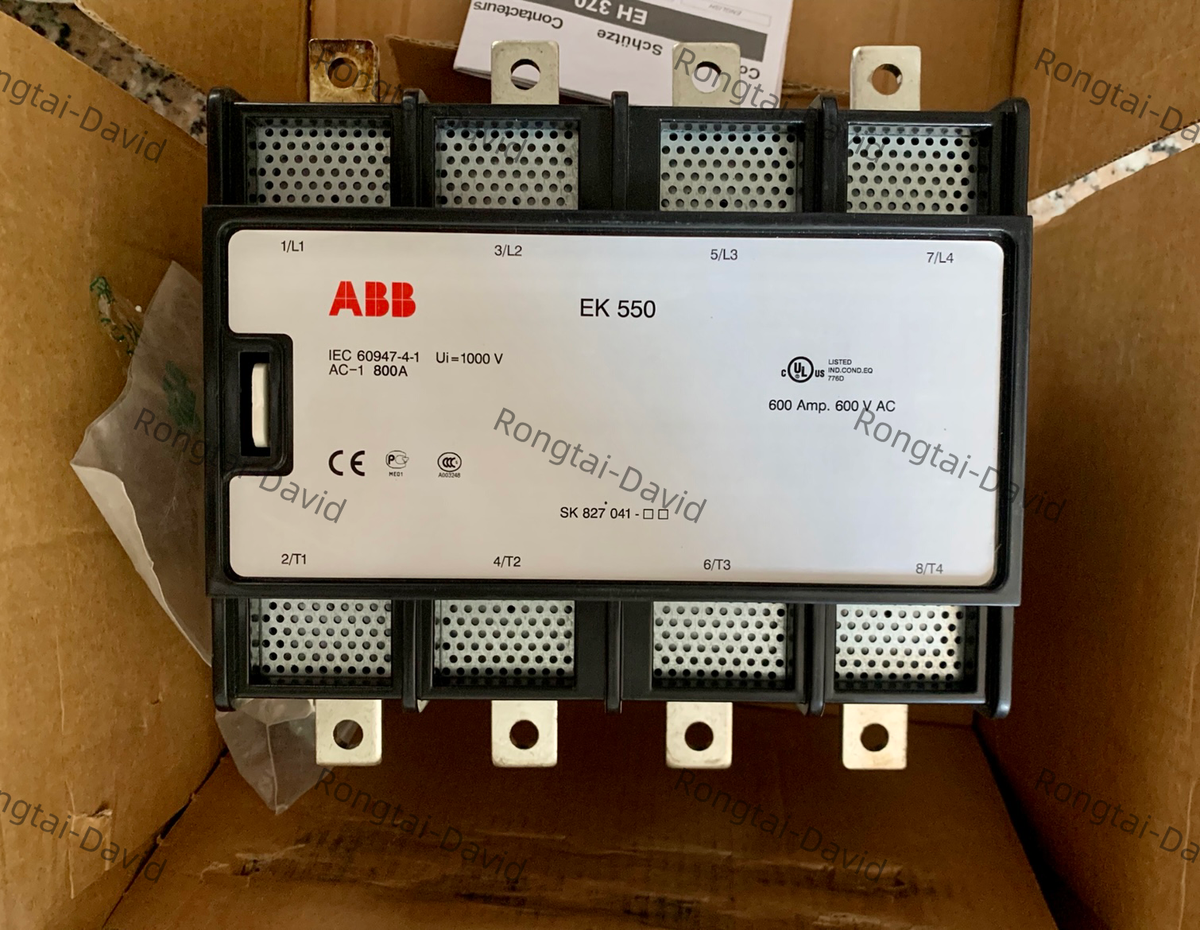 Contacteur Magnétique ABB EK550 600A 4 Pôles - Bobine 220V - Occasion Testée OK
