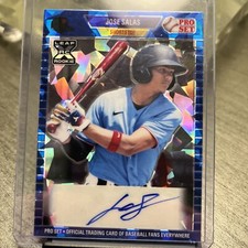 2021 Leaf Pro Set Metal 1989 Blue 25/25 Jose Salas #PA-JS1 Auto