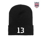 Lucky 13 Embroidered Logo Knit Beanie Cuff Winter Ski Adult OG Men's Gift