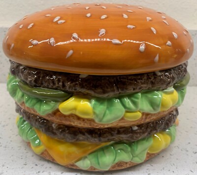 o'o'o . Vintage . 2007 . McDonalds BIG MAC Cookie JAR with Box | eBay