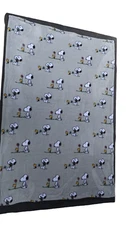 PEANUTS Snoopy Woodstock Plush Throw Blanket 60X70” Flowers Grey Super Soft