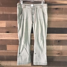 The North Face Green Womens Pants Size 6 Outdoor Hiking