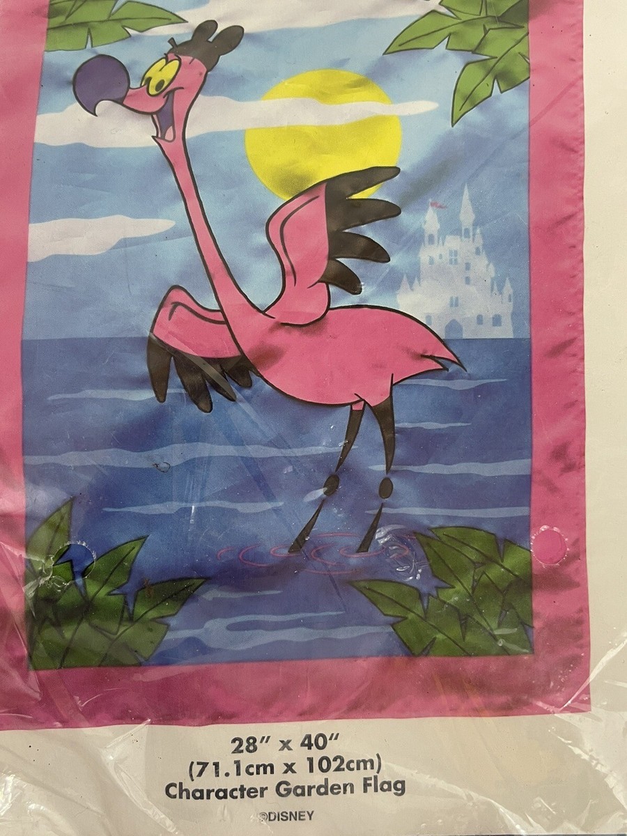 Disney Fantasia 2000 Yo Yo Flamingo 28 x 40 Flag