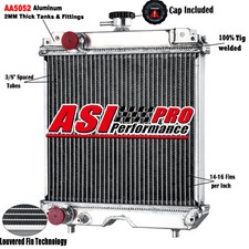 Aluminum Radiator for Kubota Compact Tractor Core size 13.7"W x 13.77"H