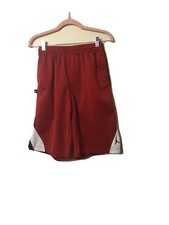 Boy  s Air Jordan Elastic Waist Shorts. Red, White  Black. Size XL 13-15 Yrs 