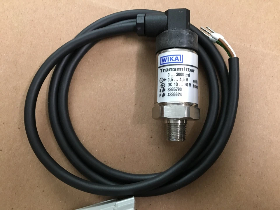 JUEGO DE CONTROLADOR DE PRESIÓN CON TRANSMISOR DE PRESIÓN WIKA 0-3000 PSI, GARANTÍA Foto 4 de 4