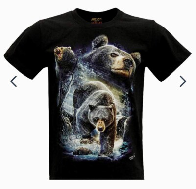 Bären - 2D Rock Chang T-Shirt Hell im Dunkeln