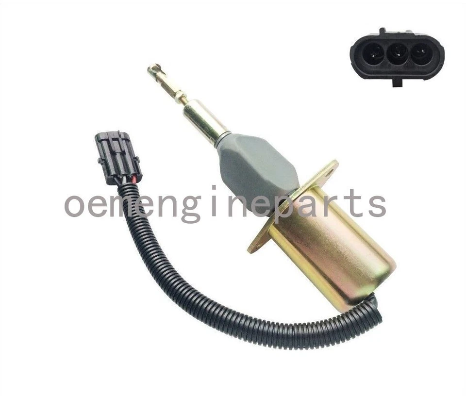 SA-4878-24 Diesel Fuel Shutdown Solenoid Valve 3958176 For Cummins 6BTA-M2 6BT - Image 2 of 4