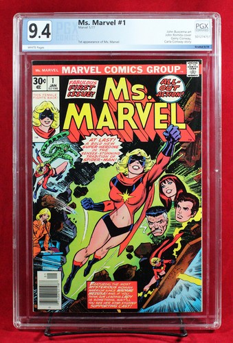 MS. MARVEL #1 PGX 9.4 NM Near Mint -  Hot book!  FIRST MS. MARVEL!  +CGC!!!