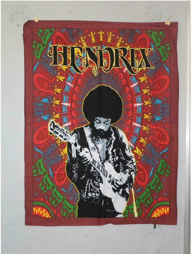 Indian Hippie Gypsy Bohemian Psychedelic Cotton Mandala Wall Hanging Tapestry - Image 4 of 4