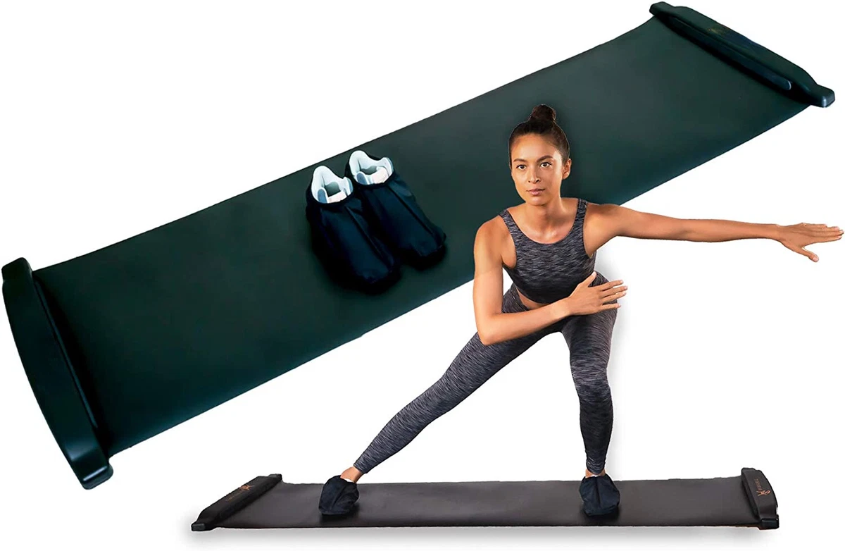 Slide Board Mat Home Gym Equipment for Workout and Balance Cardio