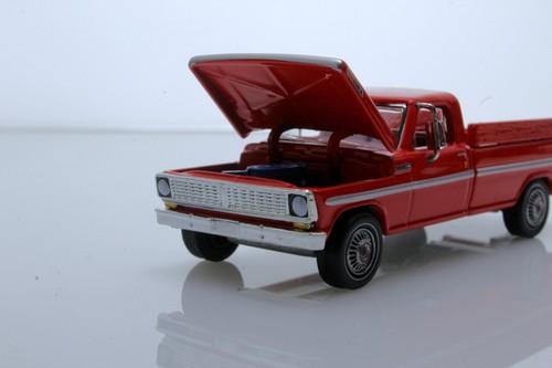 1970 Ford F-100 Farm and Ranch Special RED Pickup Truck 1/64 Scale Diecast - Picture 2 of 9