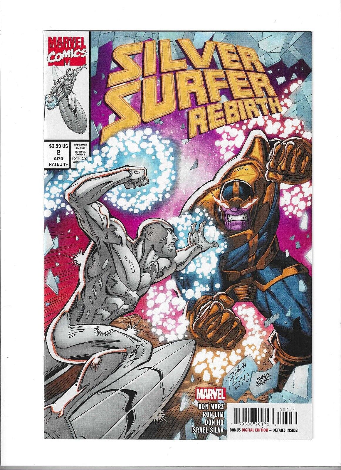 Silver Surfer Rebirth #2 Lim Main Cover Marvel Comics 2022 NM