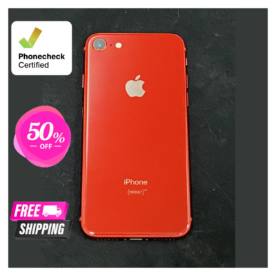 Apple iPhone 8 256GB 64GB - Red Silver - Unlocked Tmobile Verizon - A1905 A1863